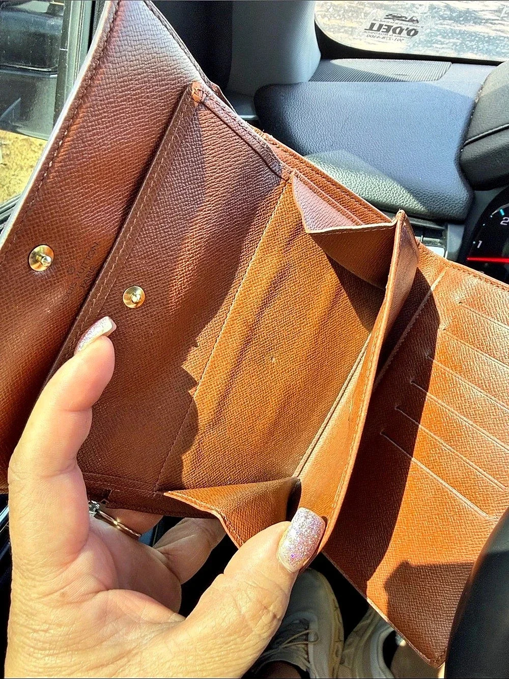 Louis Vuitton Monogram Continental Wallet in Brown